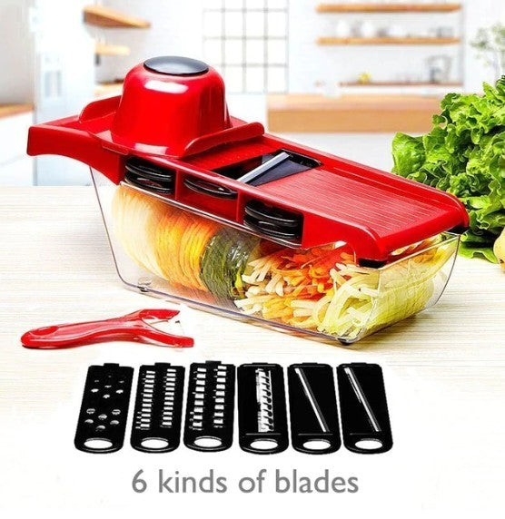 EOD NON Stainless Steel 6 Blades Vegetable Slicer