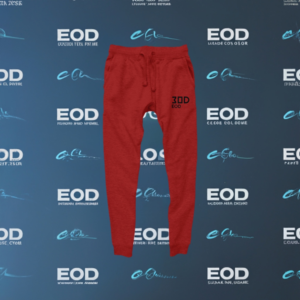 EOD 3OD Premium Joggers in Uakari Red